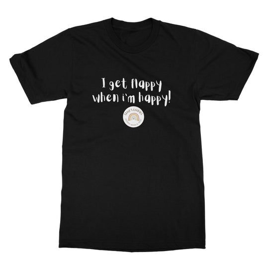 I get flappy when i'm happy Softstyle T-Shirt - Adult