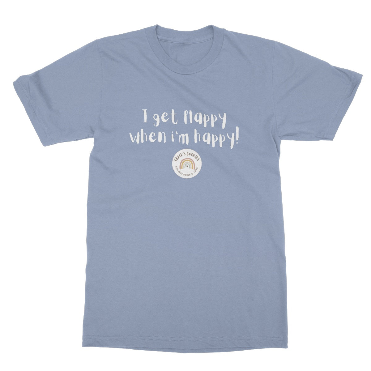 I get flappy when i'm happy Softstyle T-Shirt - Adult